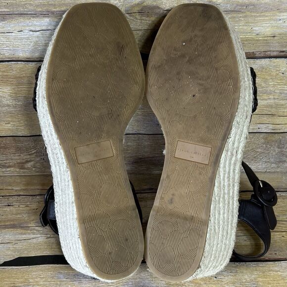 VERONICA BEARD Size 10 (EU 40.5) Women’s Sandals Espadrille leather Strap - Picture 12 of 16